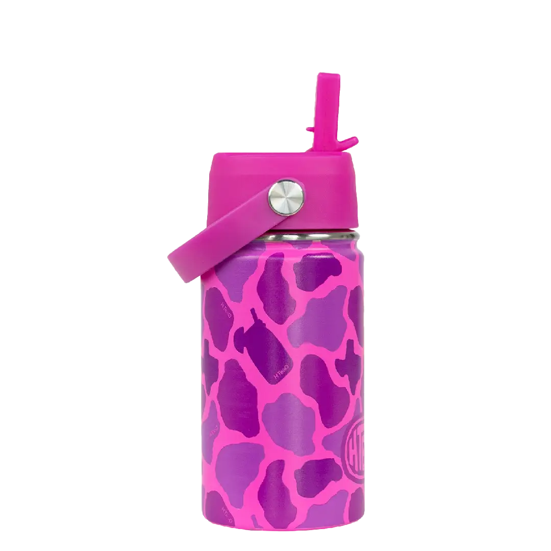 Wild Raspberry Duck Camo HTeaO Good Times Mini Bottle Flip Straw - Image 2